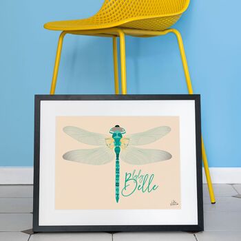 Affiche libellule - Lyly Belle 3