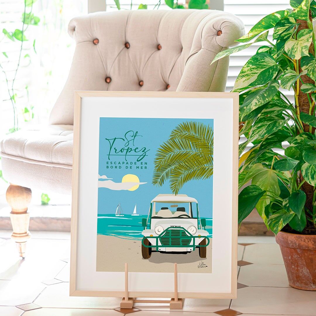 Affiche Saint Tropez Hyères - Escapade à Saint Tropez