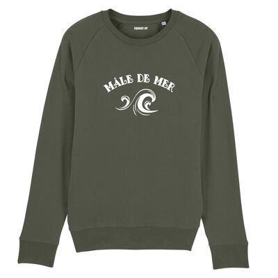 "Male de mer" Sweatshirt - Men - Color Khaki