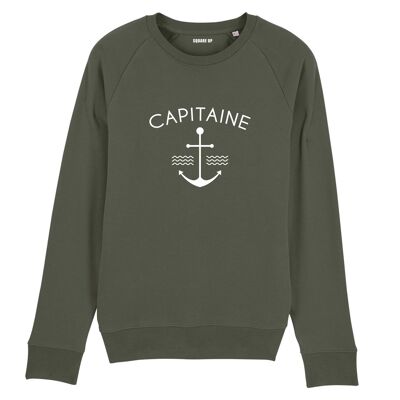 "Captain" Sweatshirt - Men - Color Khaki