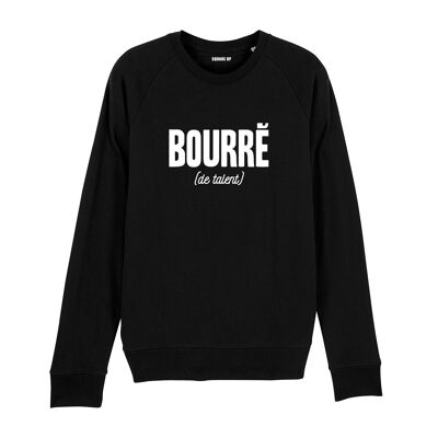 Sweatshirt "Bourré de talent" - Man - Color Black