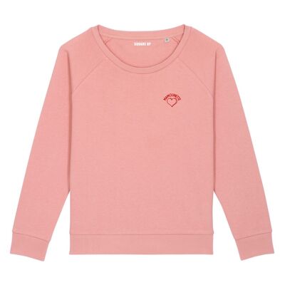 Sweatshirt "Mamounette" - Femme - Couleur Rose canyon