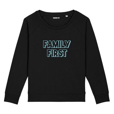 Sudadera "La Familia Primero" - Mujer - Color Negro