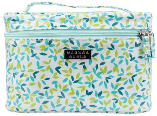 Pretty Leaves Turquoise Small Beauty Case Kosmetiktasche