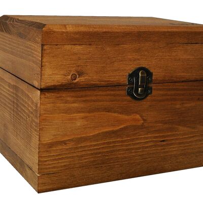 Caja de madera vintage Madera oscura