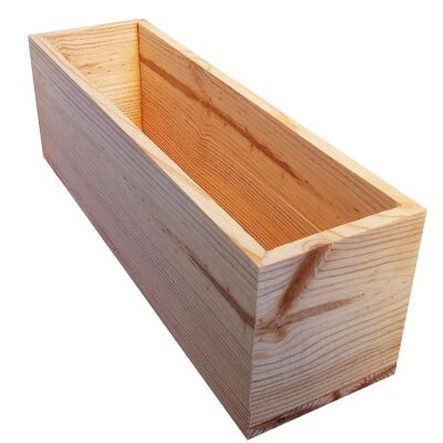 Caja de almacenamiento de madera clara
