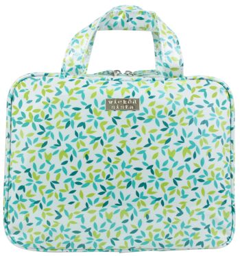 Grand sac cabas Pretty Leaves Turquoise Hold All Bag