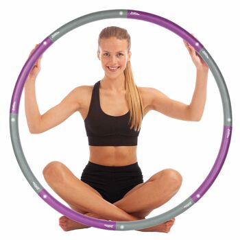 juste être... Fitness Hula Hoop Violet 1.4kg 1