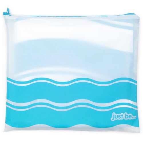just be... Wave Towel - BLUE LARGE 160 x 80cm