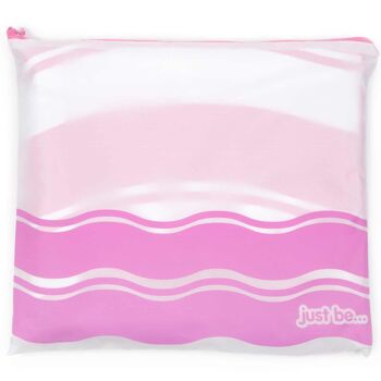 just be... Serviette Wave - ROSE XXL 200 x 90cm 1