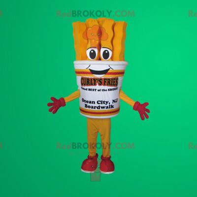 REDBROKOLY mascot giant fries cone