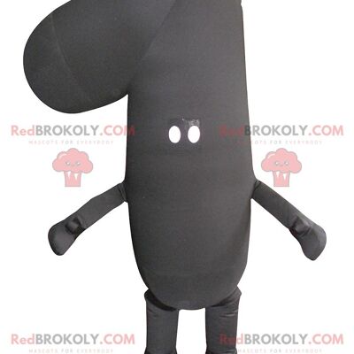 REDBROKOLY mascot figure one black