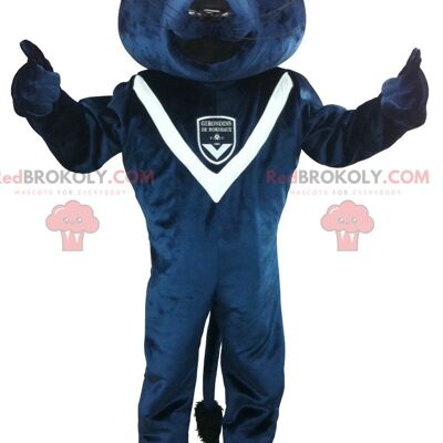 REDBROKOLY mascot of the blue bear of the Girondins de Bordeaux