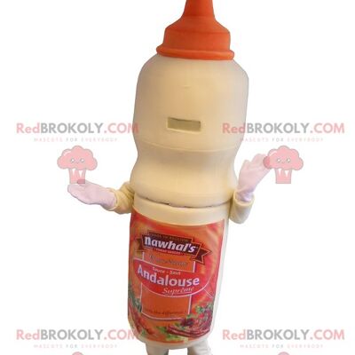 REDBROKOLY mascot large pot of sauce for snack