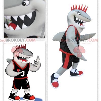 Sports shark REDBROKOLY mascot