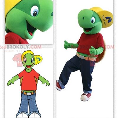 Franklin the famous cartoon turtle REDBROKOLY mascot