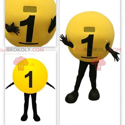Lottery ball REDBROKOLY mascot