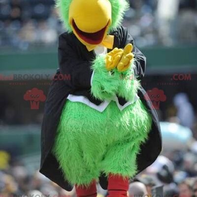Big green bird REDBROKOLY mascot costume