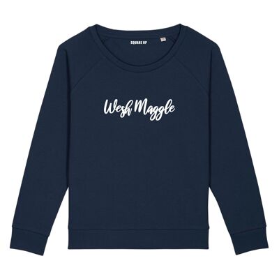 Sweatshirt "Wesh Maggle" - Woman - Color Navy Blue