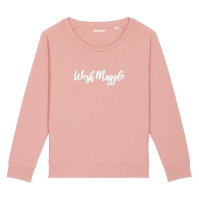 Sweat "Wesh Maggle" - Femme - Couleur Rose canyon
