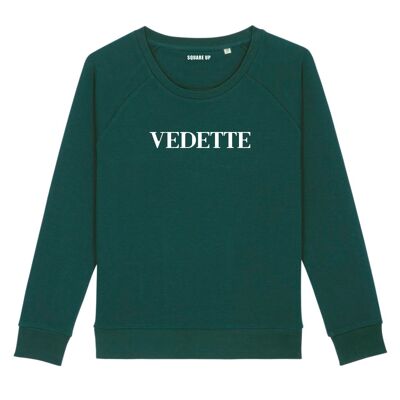 "Vedette" Sweatshirt - Woman - Color Bottle Green