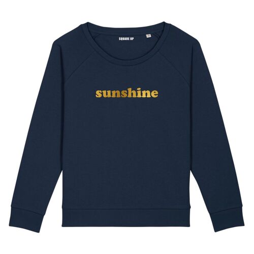 Sweat "Sunshine" - Femme - Couleur Bleu Marine