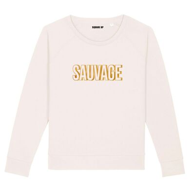 Sweatshirt "Sauvage" - Damen - Farbe Creme