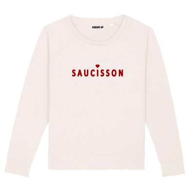 Sweatshirt "Saucison" - Damen - Farbe Creme
