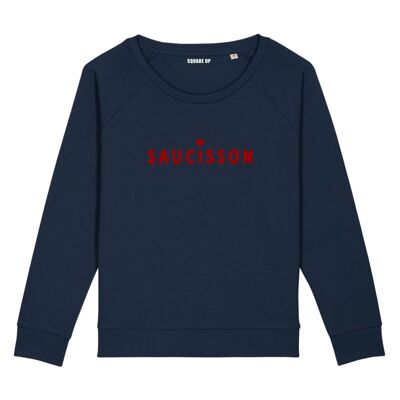 "Saucisson" Sweatshirt - Woman - Color Navy Blue