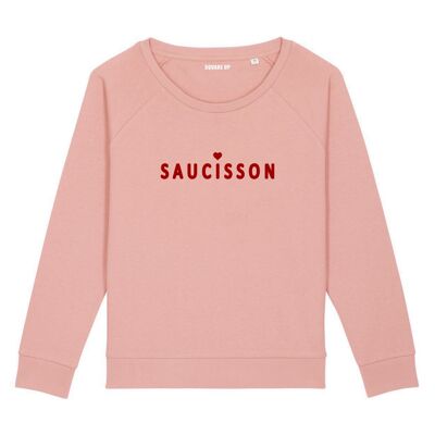 Sweatshirt "Saucison" - Damen - Farbe Canyon pink