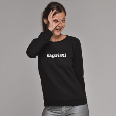 Sweatshirt "Sapristi" - Woman - Color Black
