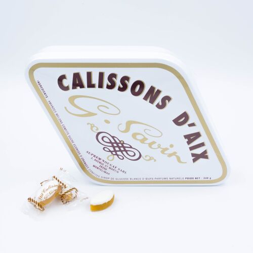 Calissons d'Aix - traditionnelle boite losange - 340g