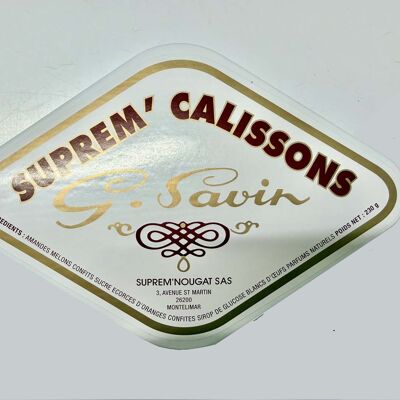 Calissons d'Aix - caja de diamantes tradicional - 340g