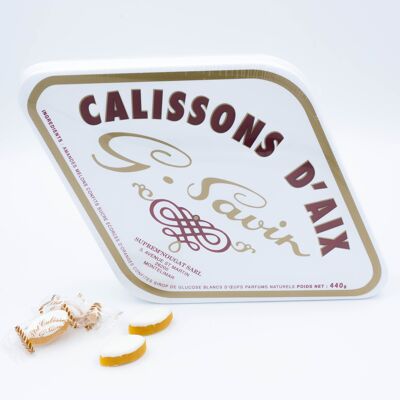 Calissons d'Aix - traditionnelle boite losange - 440g