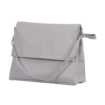 Bolso tapa jasper gris