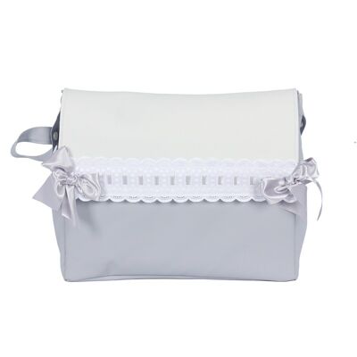 Bolso tapa  atenas gris