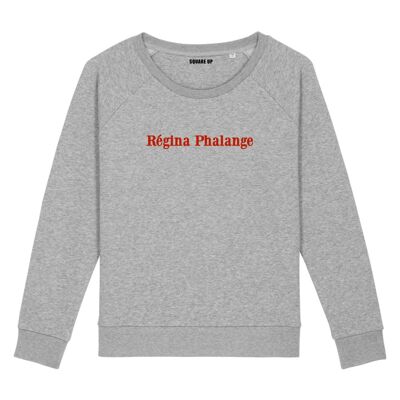 Sudadera "Regina Falange" - Mujer - Color Gris Jaspeado