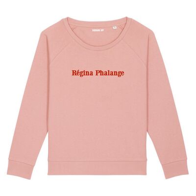 "Regina Phalange" sweatshirt - Woman - Color Canyon pink