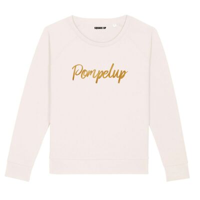 Sweat "Pompelup" - Femme - Couleur Creme