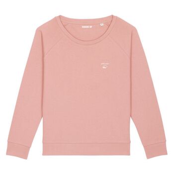 Sweat "Petit pain" - Femme - Couleur Rose canyon