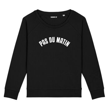 Sweat "Pas du matin" - Femme - Couleur Noir