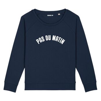 Sweat "Pas du matin" - Femme - Couleur Bleu Marine