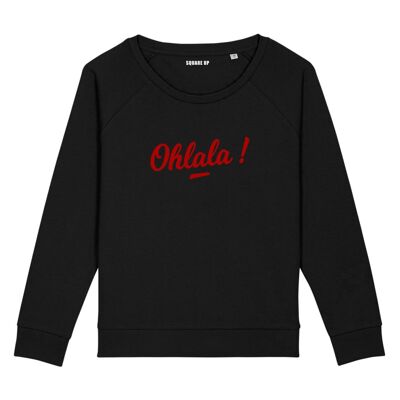 Sweatshirt "Ohlala" - Woman - Color Black