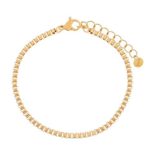 Bracelet basic blocks - adult - gold