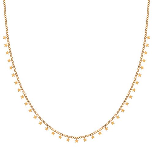 Necklace tiny stars - child - gold