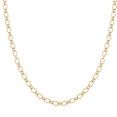 COLLANA BASIC TONDI E OVALI - ADULTO - ORO