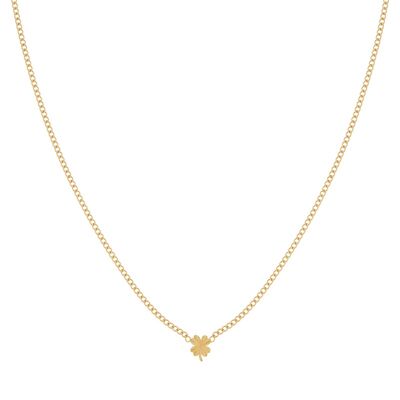 KETTING GEVLAMDE CLOVER - VOLWASSEN - GOUD