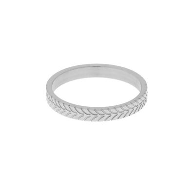 Ring fine arrows - size 16 - silver