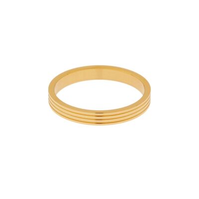 BAGUE FINE FINE LINES - TAILLE 16 - OR