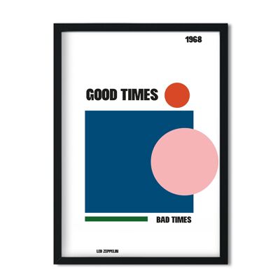 Good times Bad times abstract Giclée Art Print